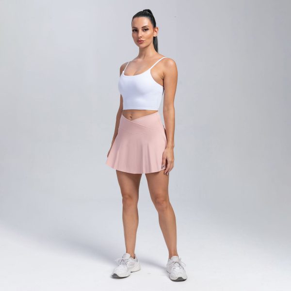 Sports skirts, yoga shorts, tennis skirts, fitness clothes, outdoor high waisted yoga clothes for women - Image 4